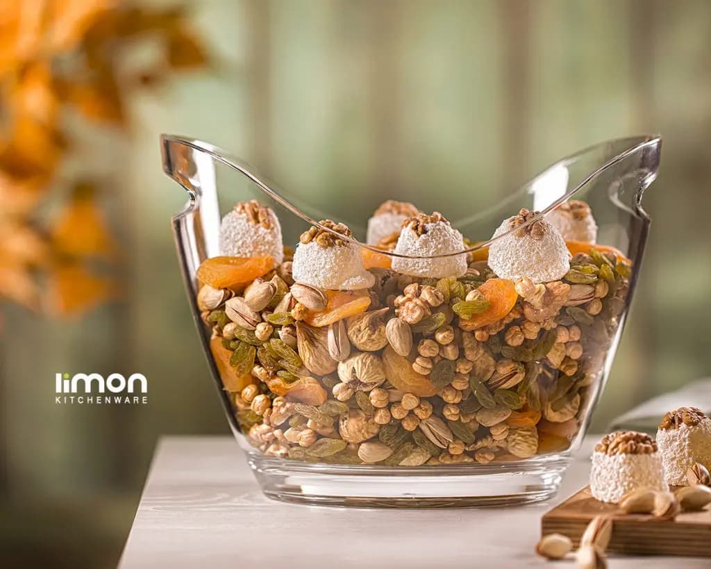 کاسه سرو اکرولیک نشکن برند لیمون limon — تصویر ۲