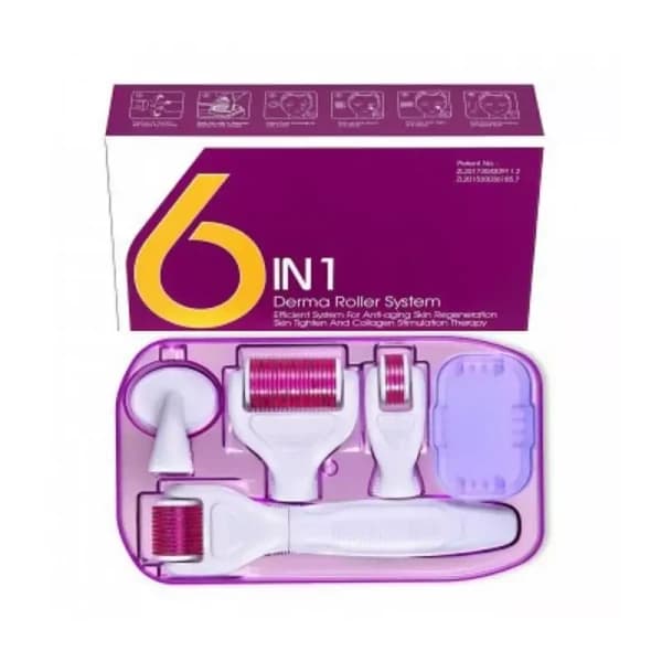 درمارولر میکرونیدلینگ 6 کاره Derma Roller 6 in 1