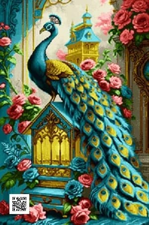طرح نقشه باغ طاووس،W67