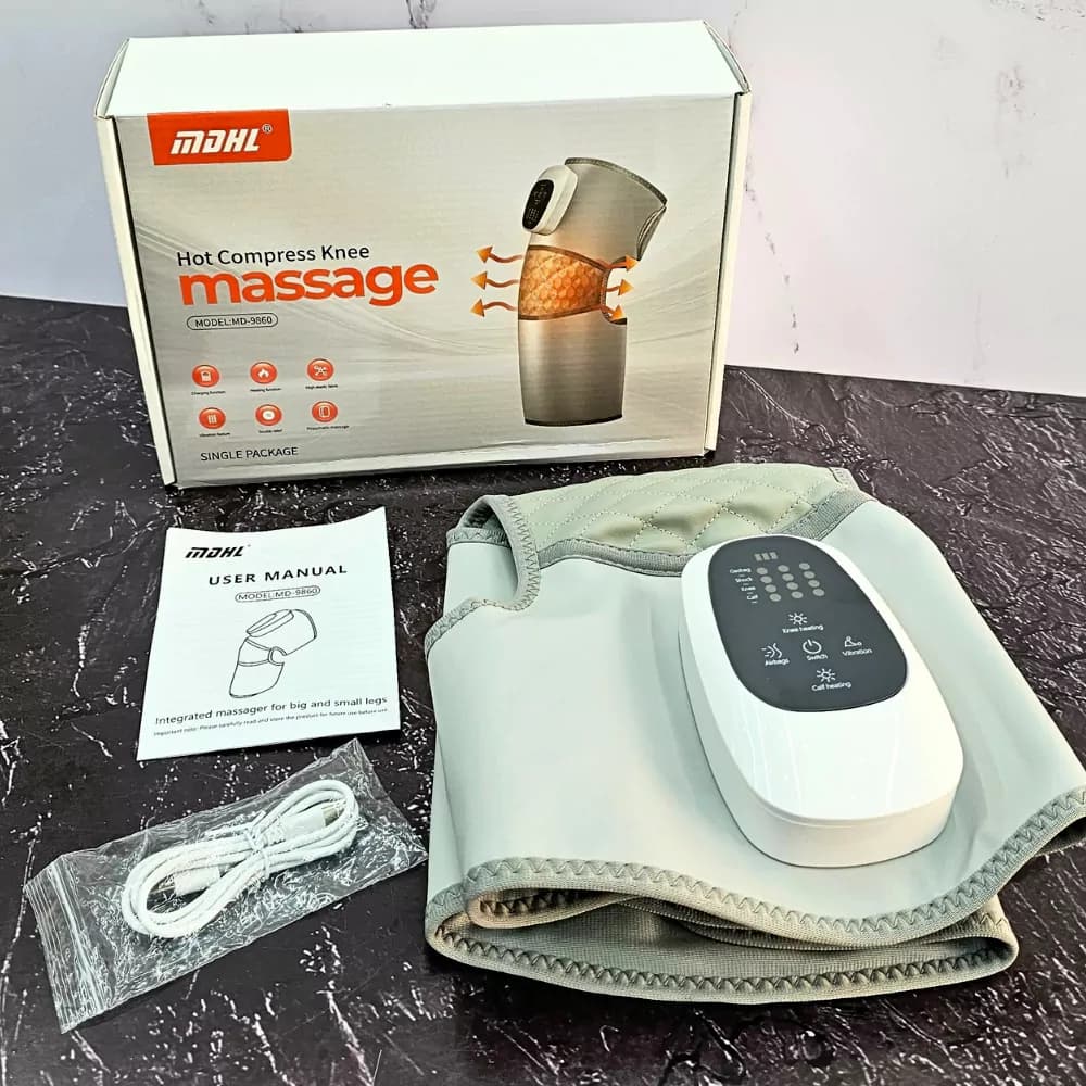 ماساژور حرارتی زانو Hot Compress Knee Massage MDHL مدل MD-9860 — تصویر ۴