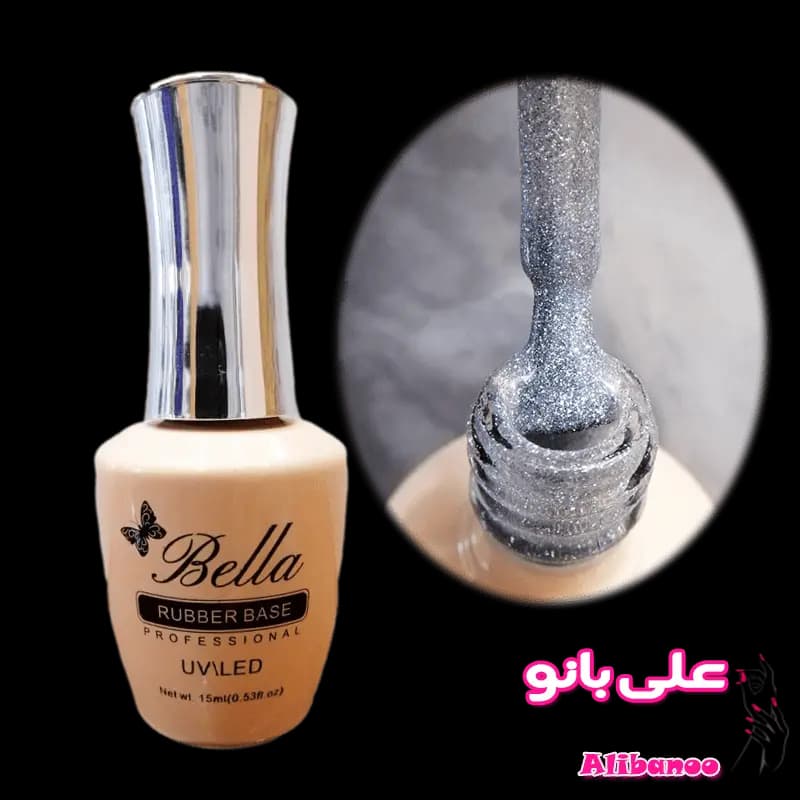 رابر بیس ناخن بلا bella کد ۰۸