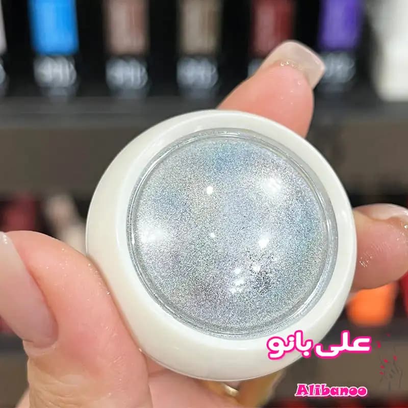 پودر کروم ناخن هولوگرامی