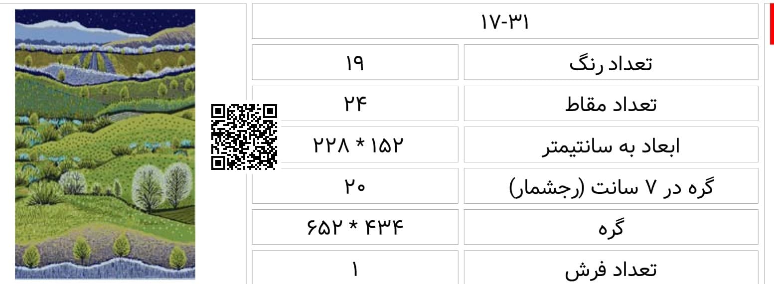 طرح گبه بیشه سبز،plan17/31 — تصویر ۲
