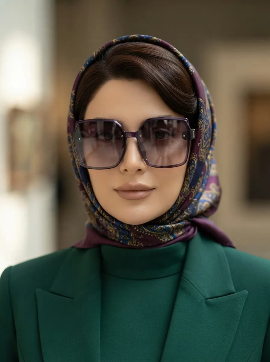 عینک آفتابی زنانه برند Louis Vuitton فریم کائوچو یووی 400 اورجینال