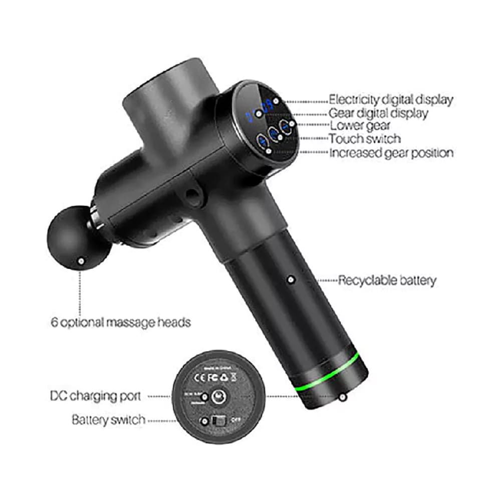 ماساژور تفنگی Massage Gun User’s Manual — تصویر ۴