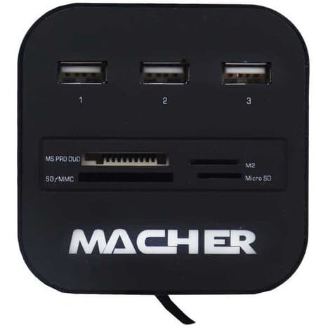 هاب و رم ریدر MACHER مدل MR-139 USB 2.0 — تصویر ۲