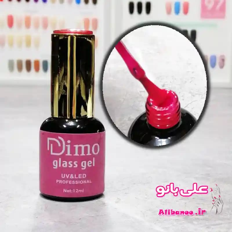 لاکژل ناخن آبنباتی دیمو Dimo شماره ۱۲