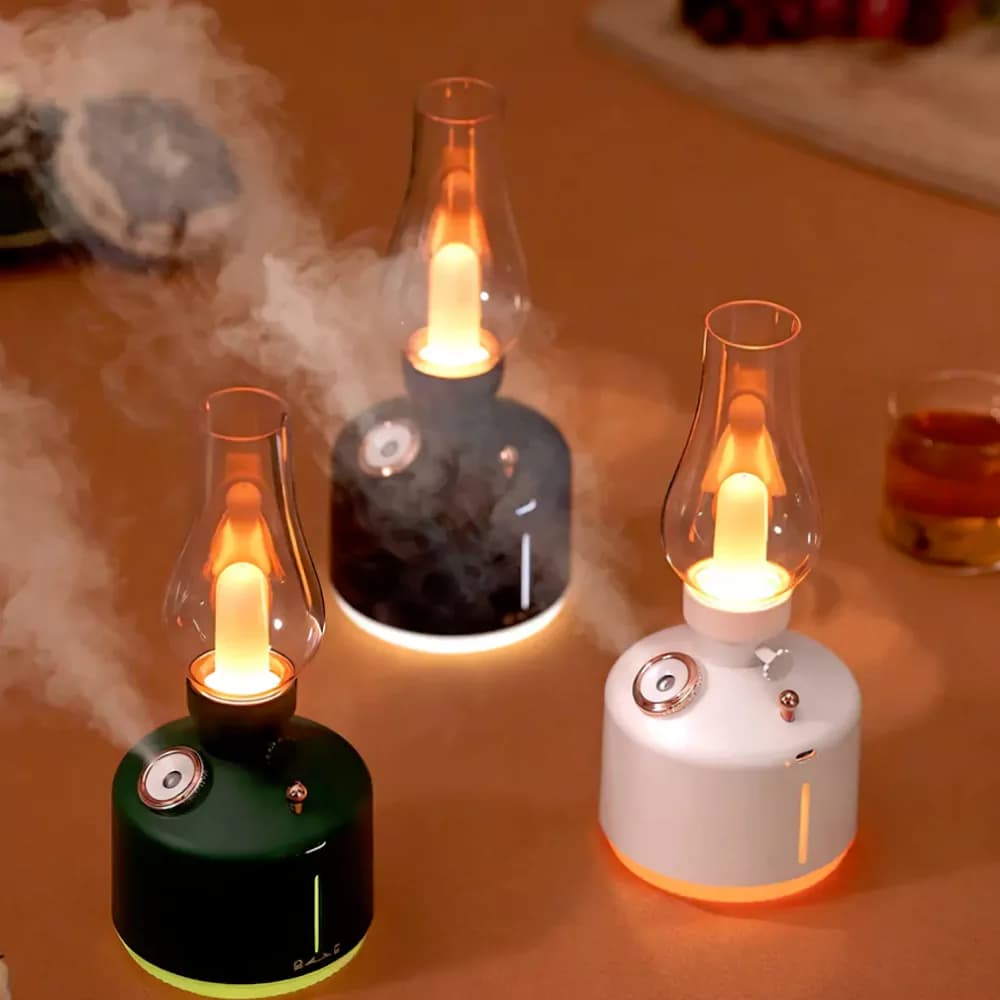 دستگاه بخور سرد، خوشبوکننده و چراغ خواب فانوسی Vintage Lamp Humidifire