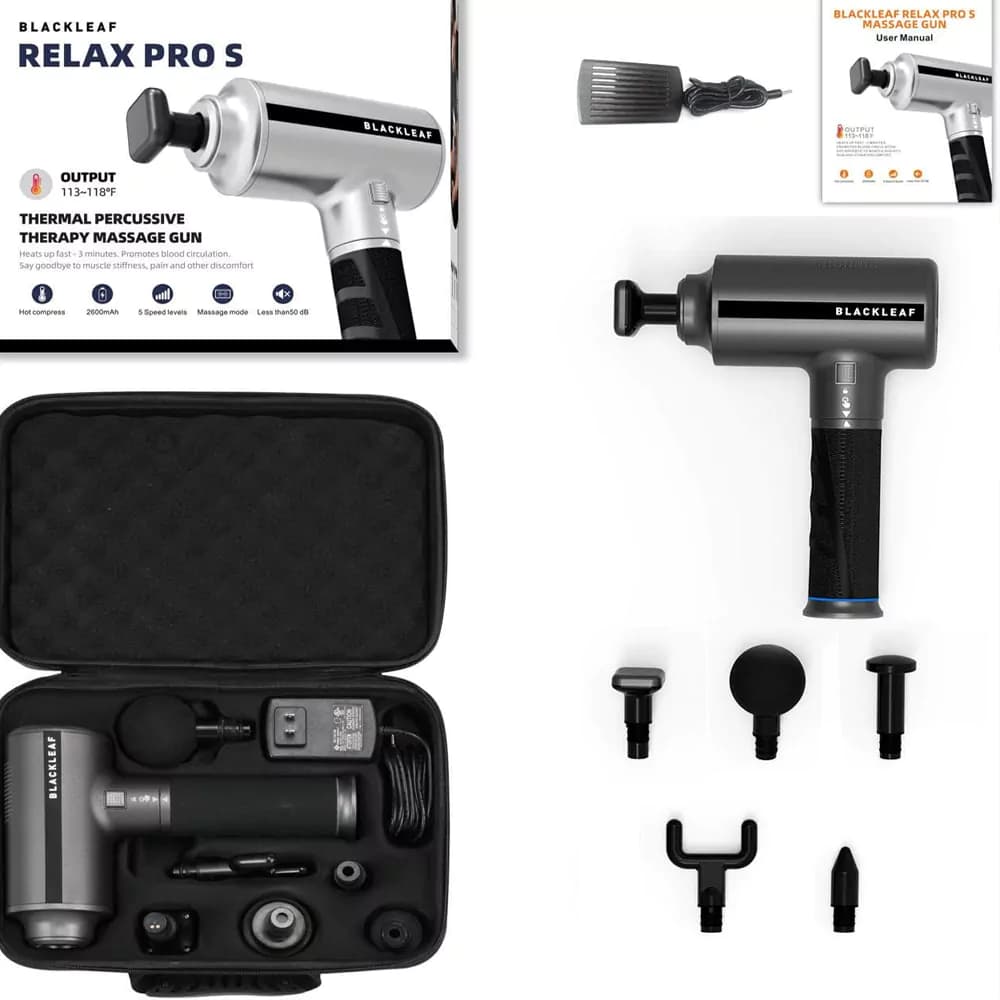 ماساژور تفنگی حرارتی Blackleaf RELAX PRO S Heated — تصویر ۲