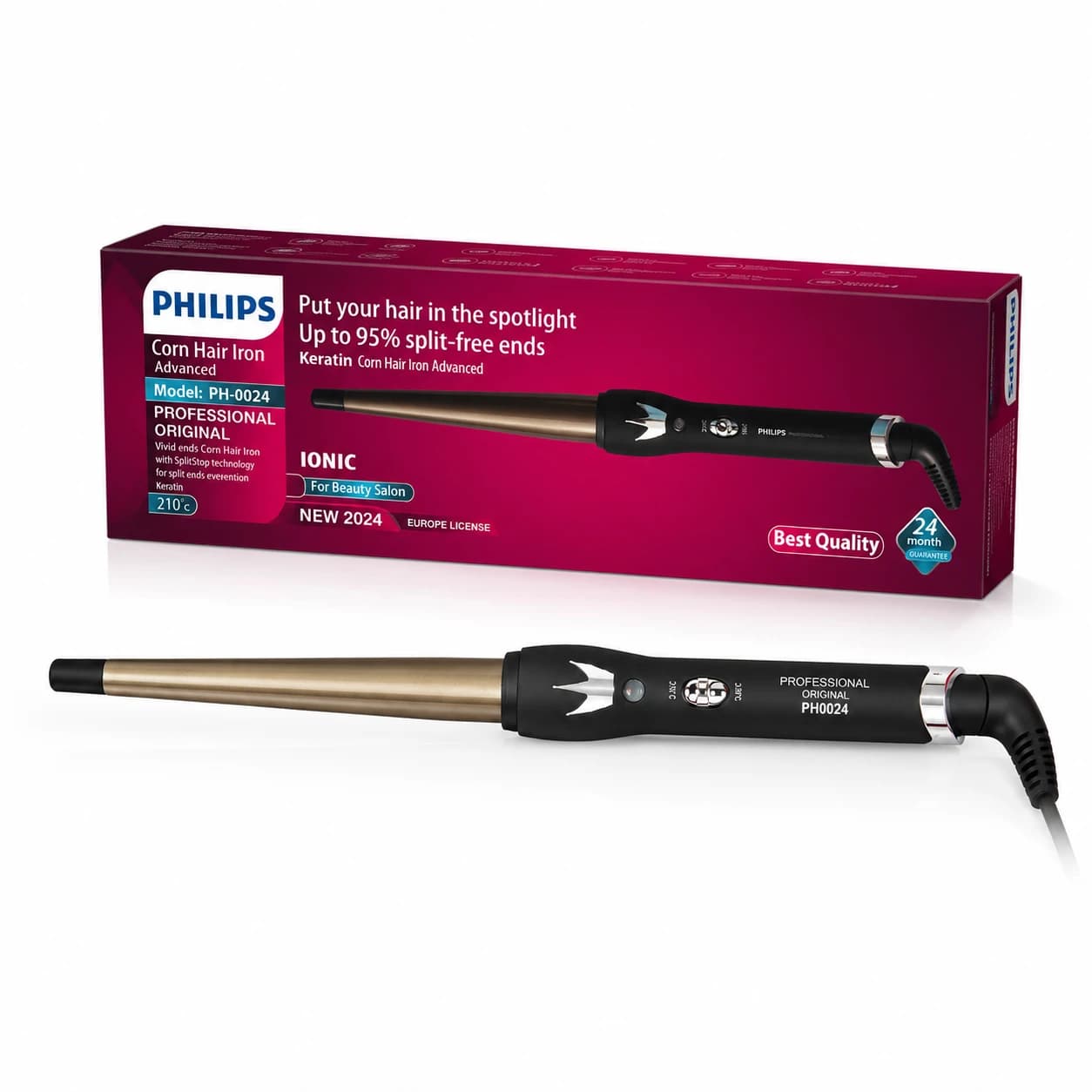 بابلیس مخروطی (کله قندی) فیلیپس مدل PH-0024 اورجینال