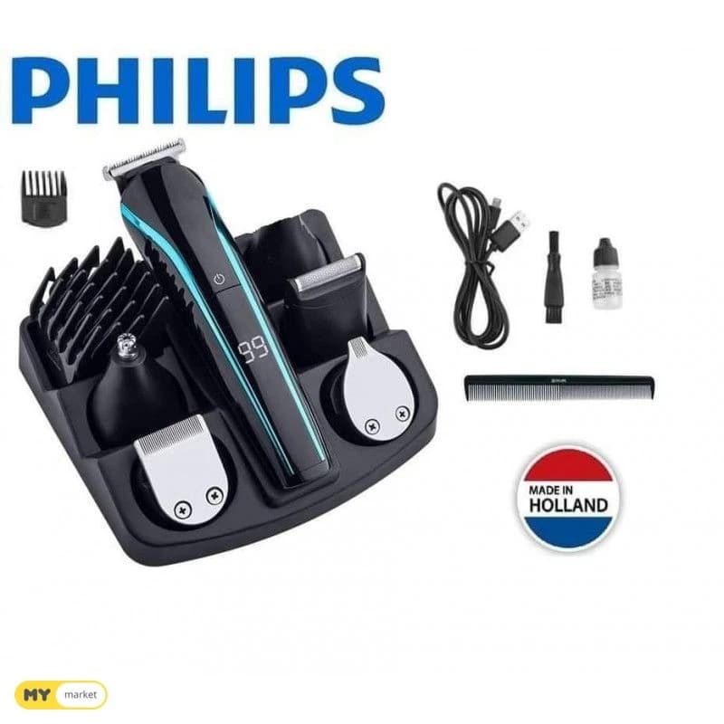 ست ماشین اصلاح موی سر و صورت 9 کاره فیلیپس مدل PH-0107 (اصل) — تصویر ۵