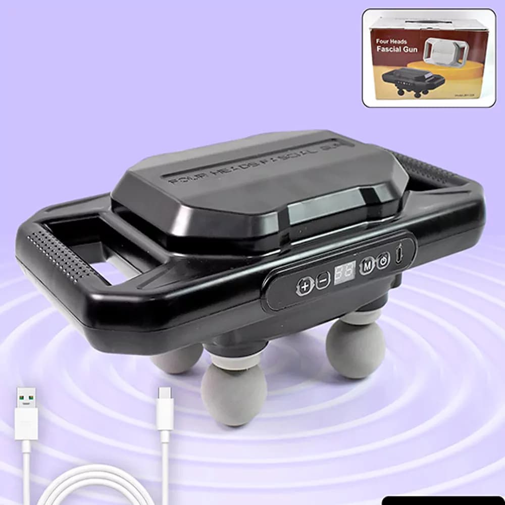 ماساژور بدن ضربه‌ای 6 سر مدل JBY-328 — تصویر ۲