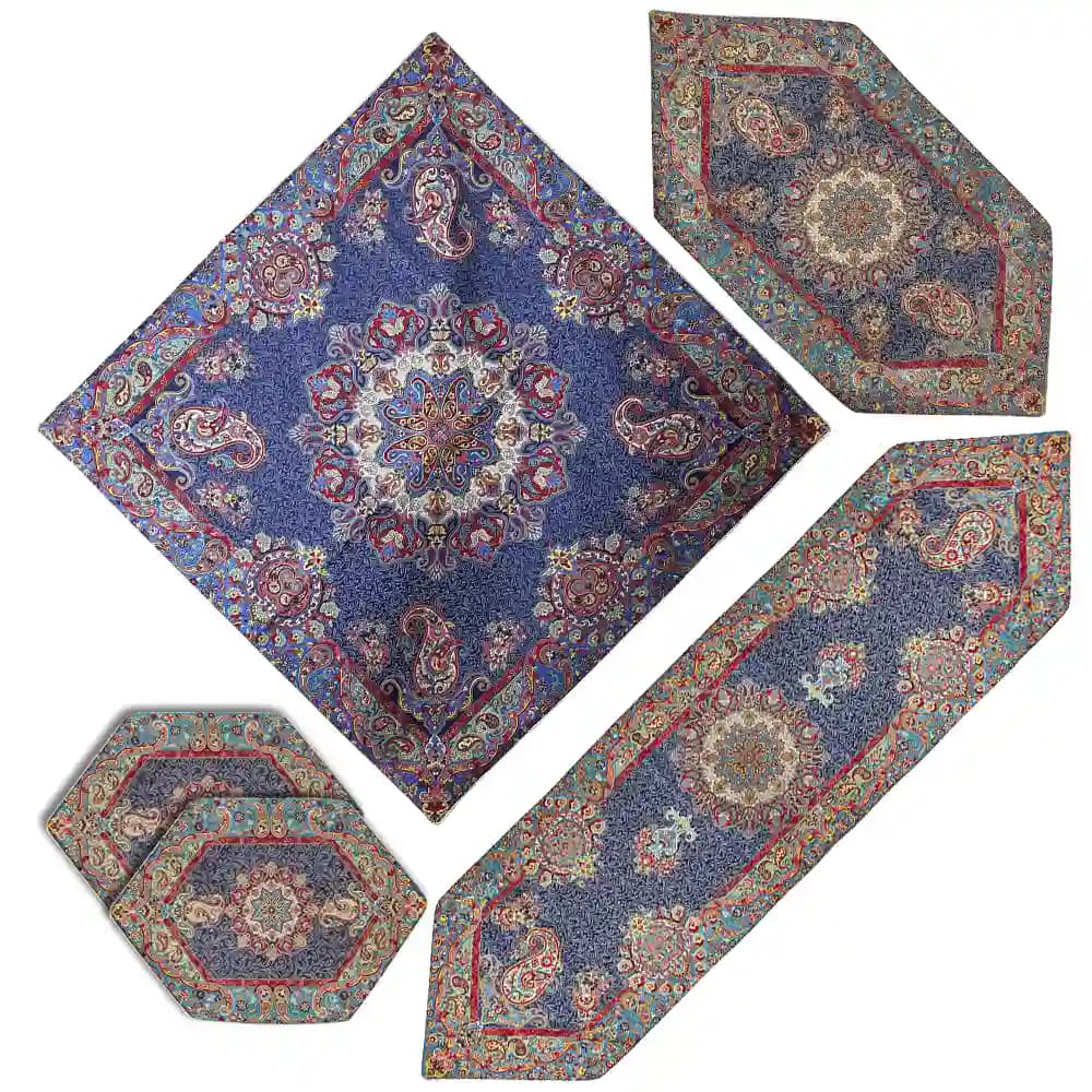 ست پنج تکه ترمه همادیس طرح زرین کد TRZ03-5P
