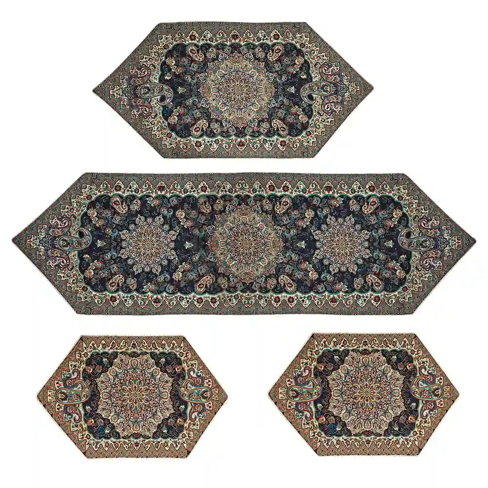 ست پنج تکه ترمه همادیس طرح مهستان کد TRM03-5P — تصویر ۳