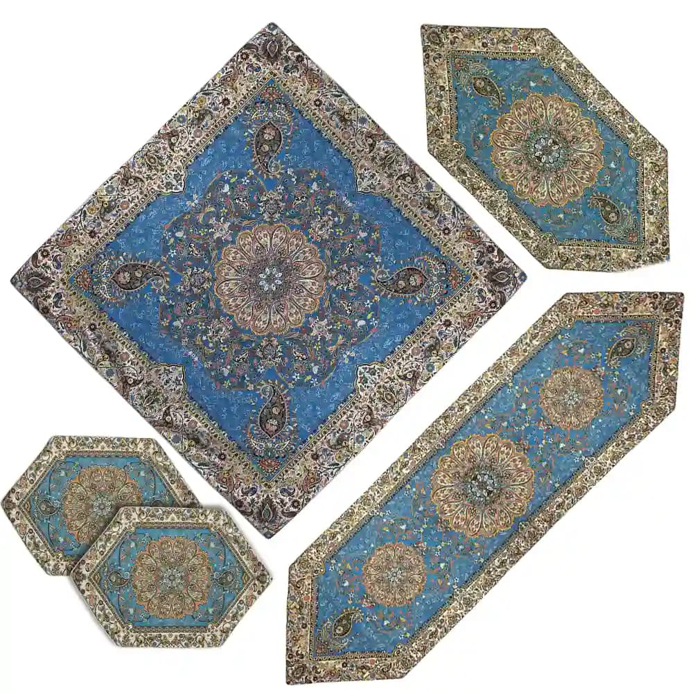 ست پنج تکه ترمه همادیس طرح افشار کد TR08-5P