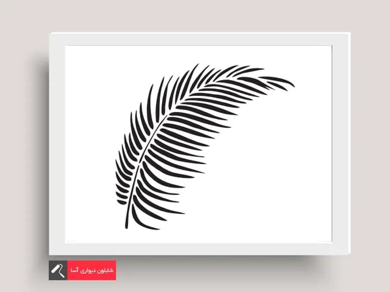 شابلون دیواری گل و گیاه-40cmx40cm-p047
