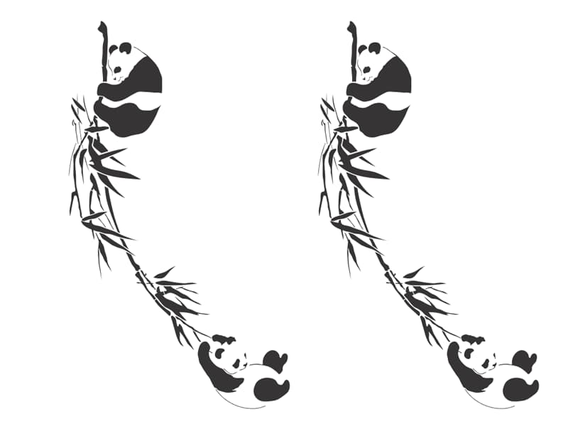 شابلون دیواری 120cmx70cm W060 — تصویر ۲