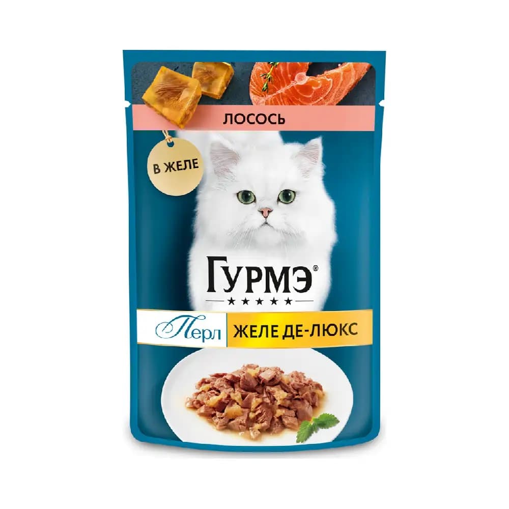 پوچ گربه گورمت با طعم سالمون در ژله_Gourmet Salmon in Jelly