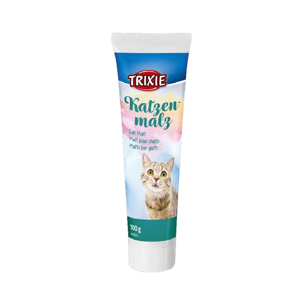 خمیر مالت گربه تریکسی (Trixie Cat Malt) – وزن ۱۰۰ گرمی | ضد گلوله مویی