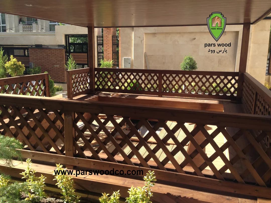 آلاچیق ترموود مدل دماوند برند پارس وود — تصویر ۲