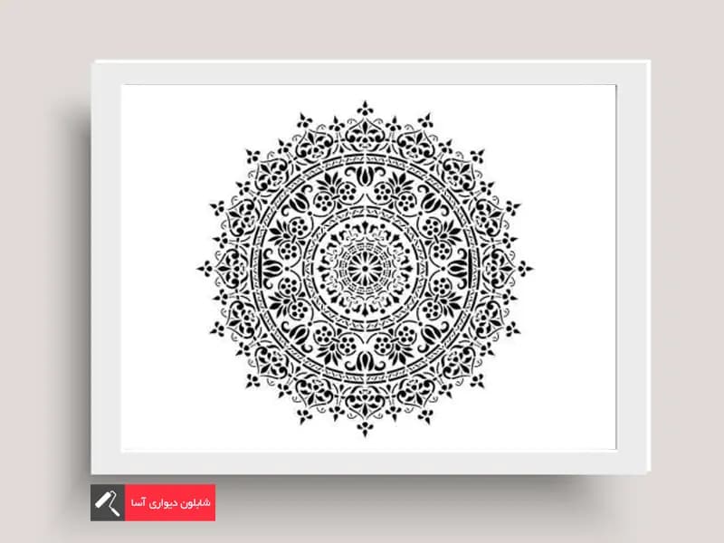 شابلون دیواری 60cmx60cm M007