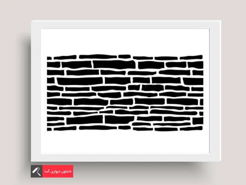 شابلون دیواری 40cmx80cm G097