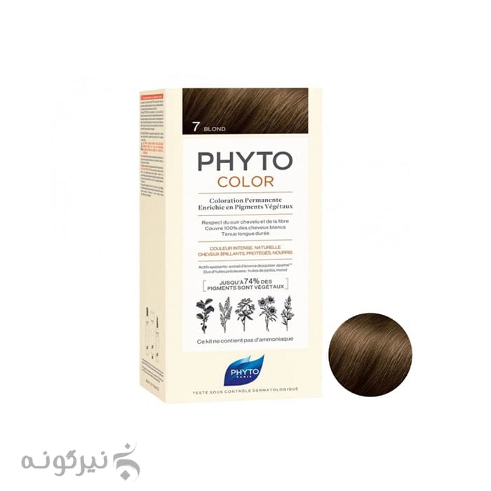 کیت رنگ مو فیتو شماره 7 – رنگ بلوند