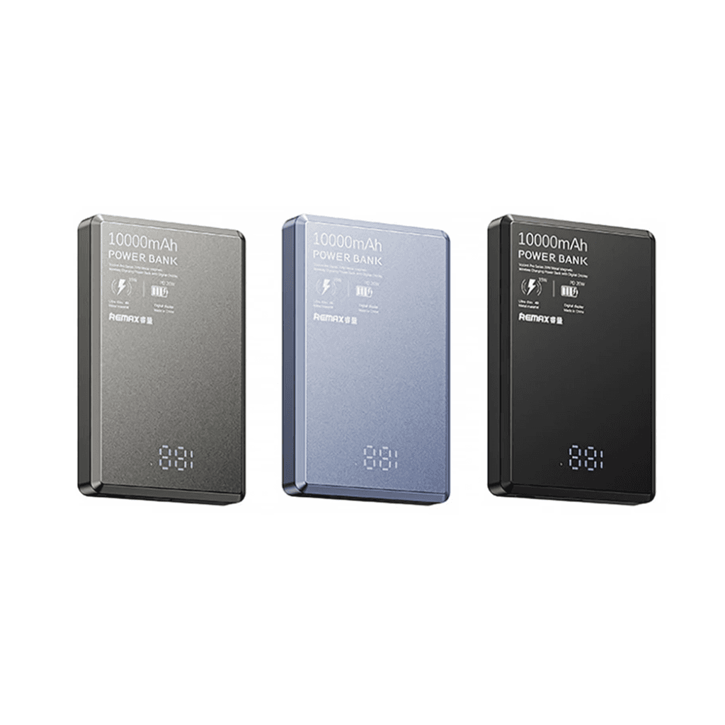 پاور بانک مگ سیف ریمکس مدل RPP-109 با ظرفیت 10000 میلی آمپر ساعت — تصویر ۲