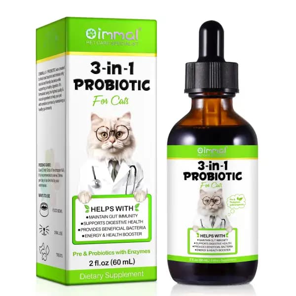 قطره 3 در1 پروبیوتیک گربه اویمال _ Oimmal cat milk 3in1 probiotic