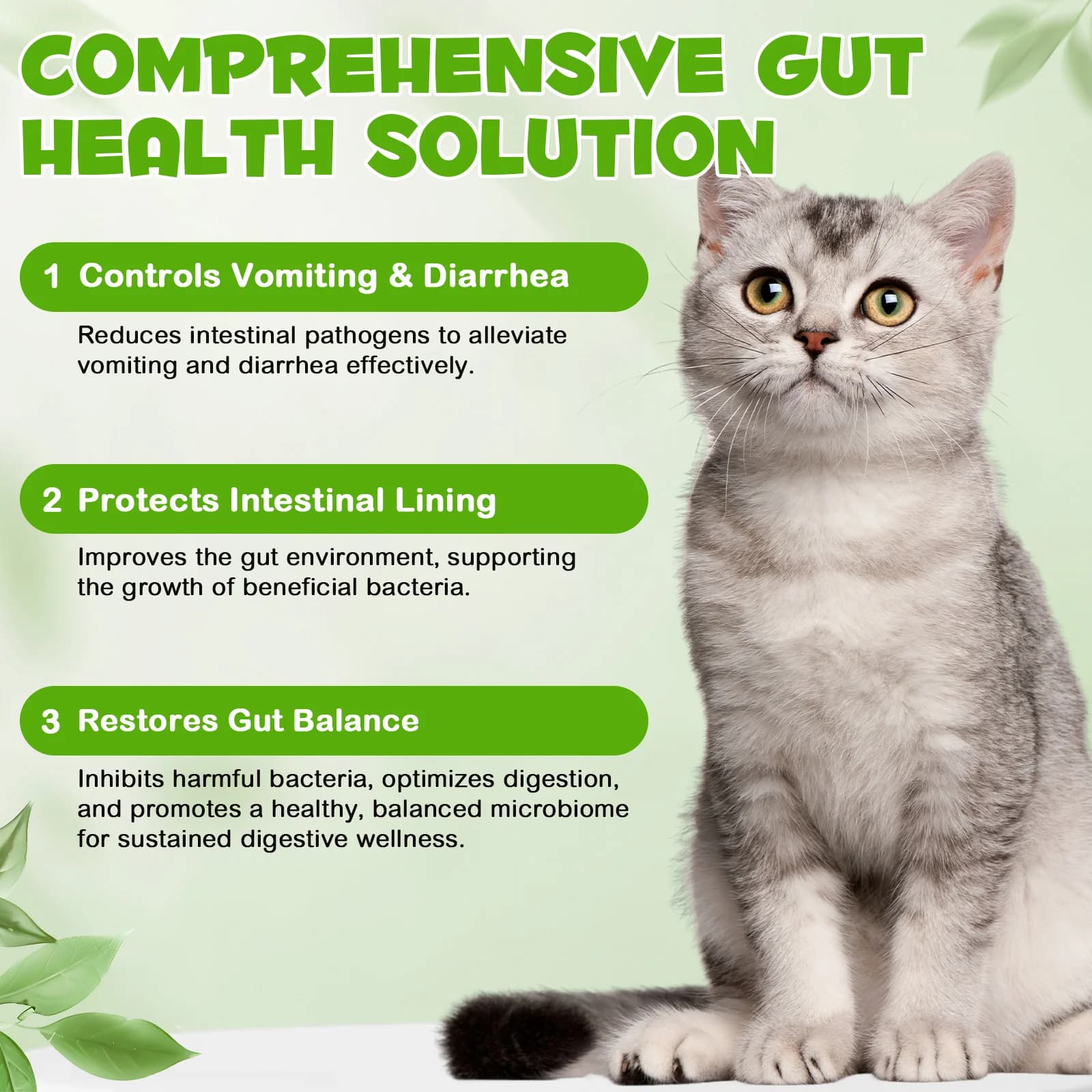 قطره 3 در1 پروبیوتیک گربه اویمال _ Oimmal cat milk 3in1 probiotic — تصویر ۷