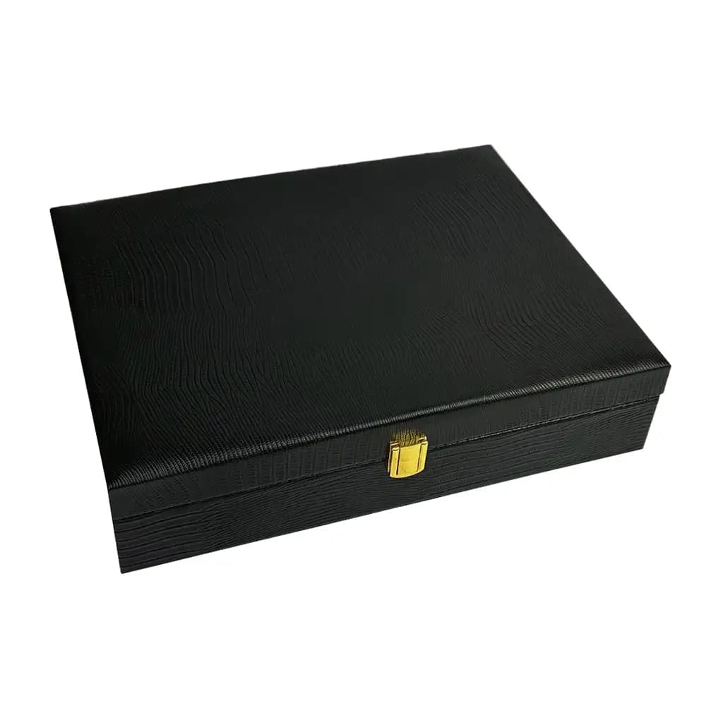 پک هدیه چرم طبیعی مردانه چهار تکه همادیس کد PD406 — تصویر ۶