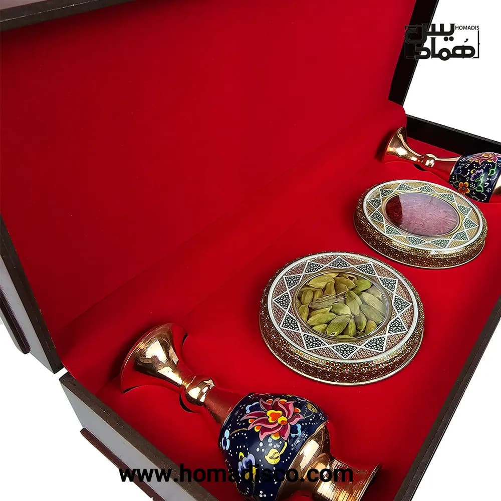 جعبه صنایع دستی و زعفران همادیس مدل هزار دستان — تصویر ۵