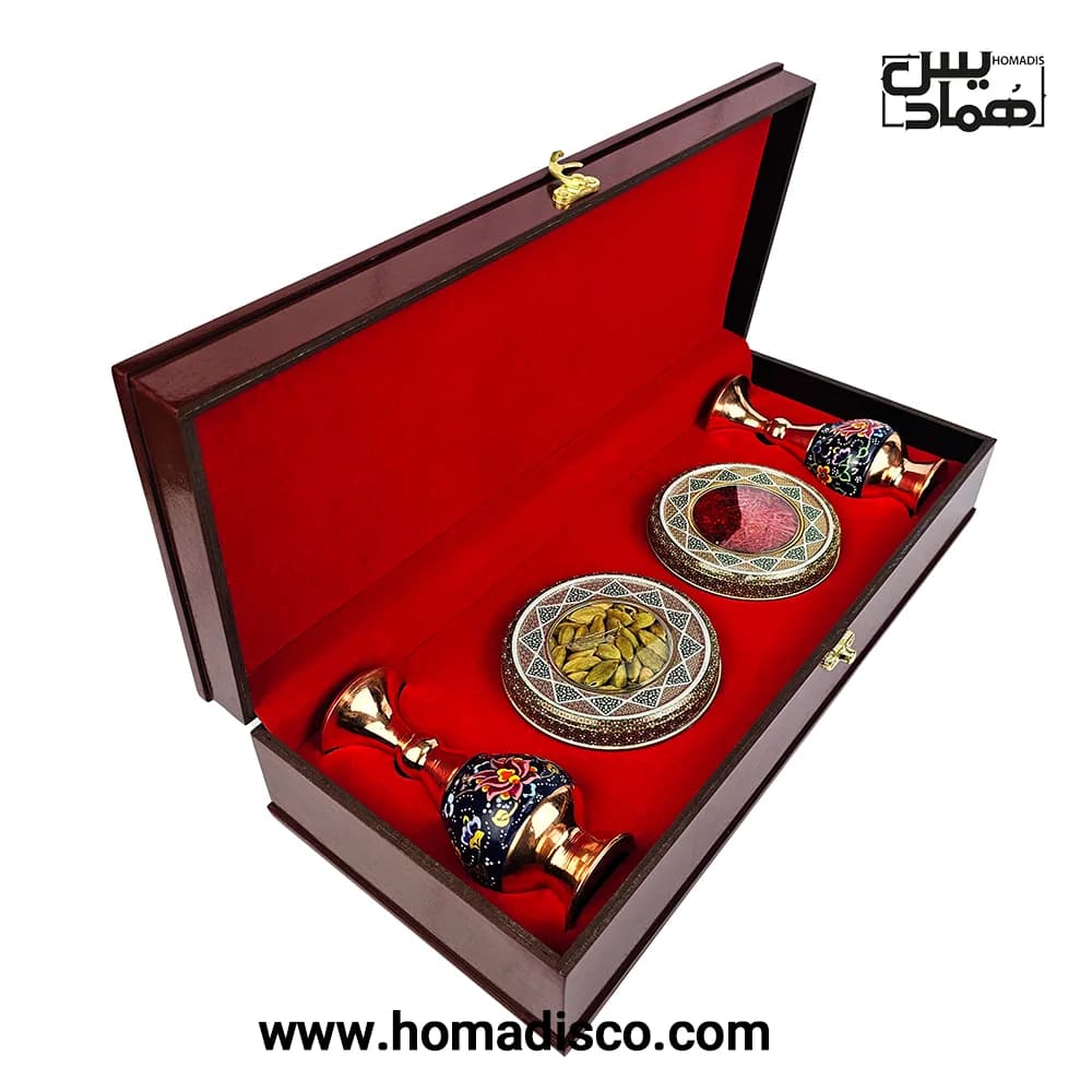 جعبه صنایع دستی و زعفران همادیس مدل هزار دستان — تصویر ۷