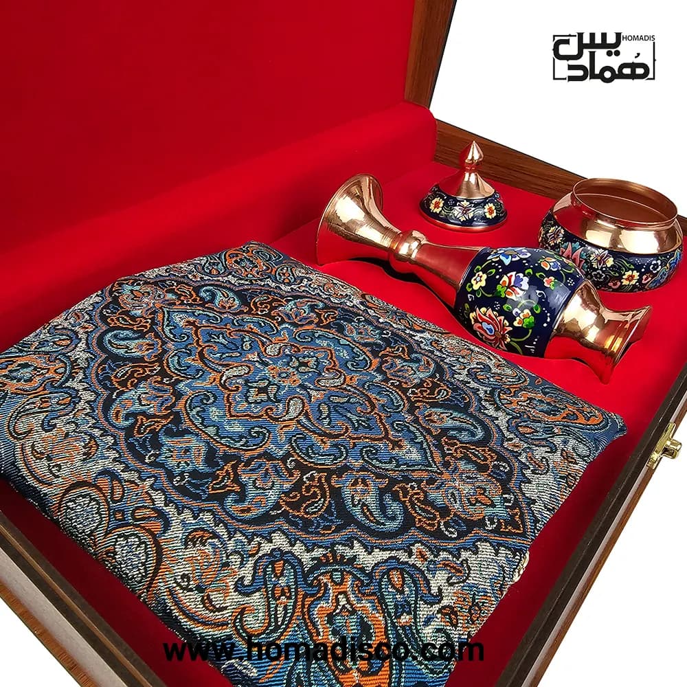 پک هدیه صنایع دستی همادیس مدل ترمه کد AP607 — تصویر ۵