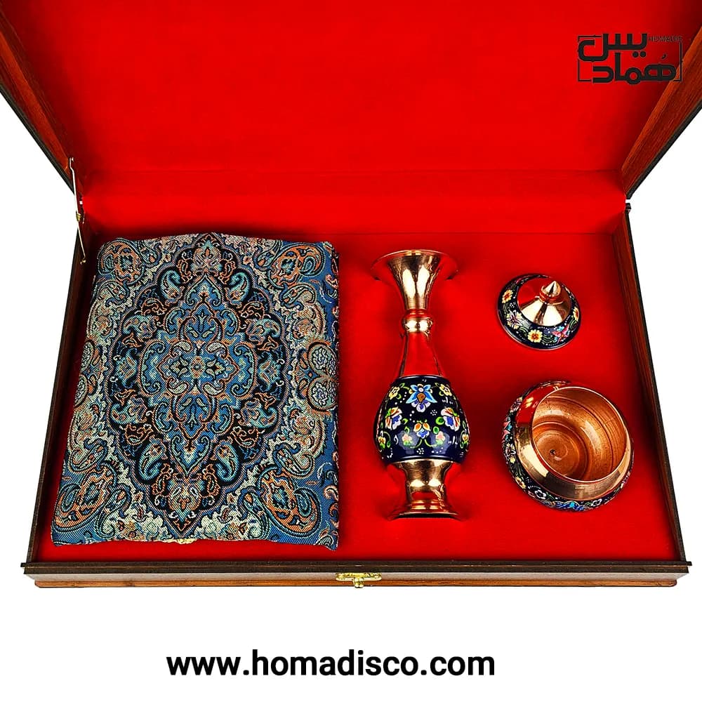 پک هدیه صنایع دستی همادیس مدل ترمه کد AP607 — تصویر ۲