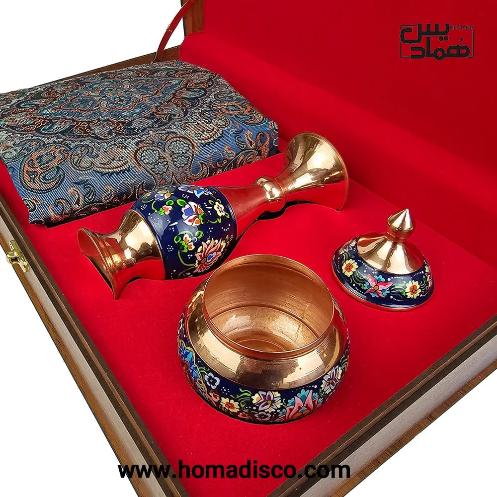 پک هدیه صنایع دستی همادیس مدل ترمه کد AP607 — تصویر ۴