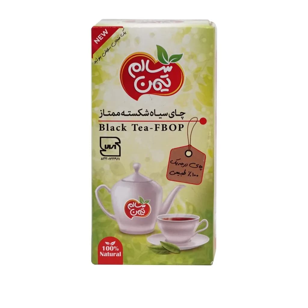 چای سیاه شکسته ممتاز سالم تیمن 200 گرمی – 93036
