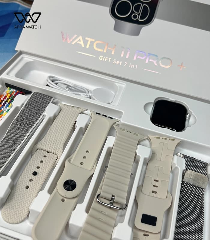 ساعت هوشمند سری 11 مدل Howear Watch 11 Pro Plus چند بند — تصویر ۴