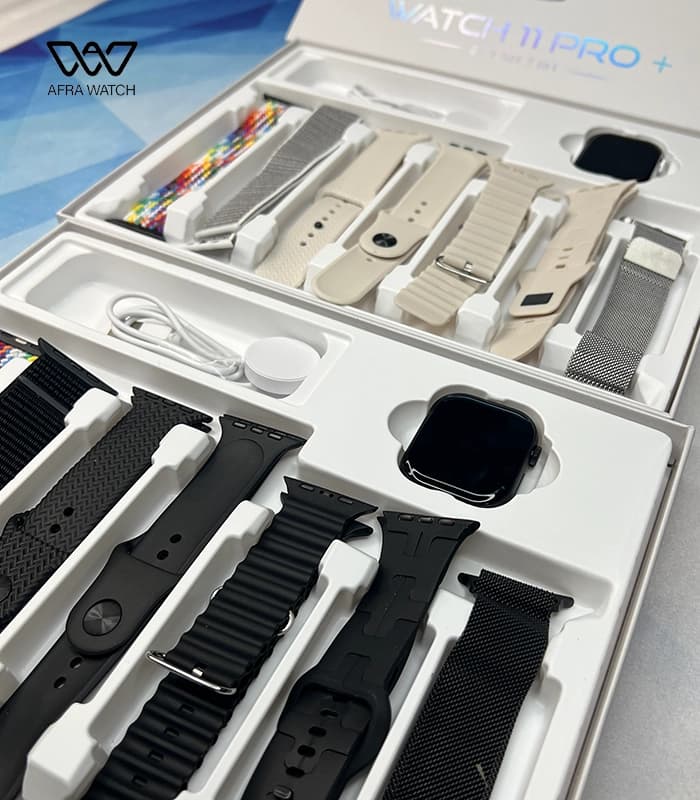 ساعت هوشمند سری 11 مدل Howear Watch 11 Pro Plus چند بند — تصویر ۷