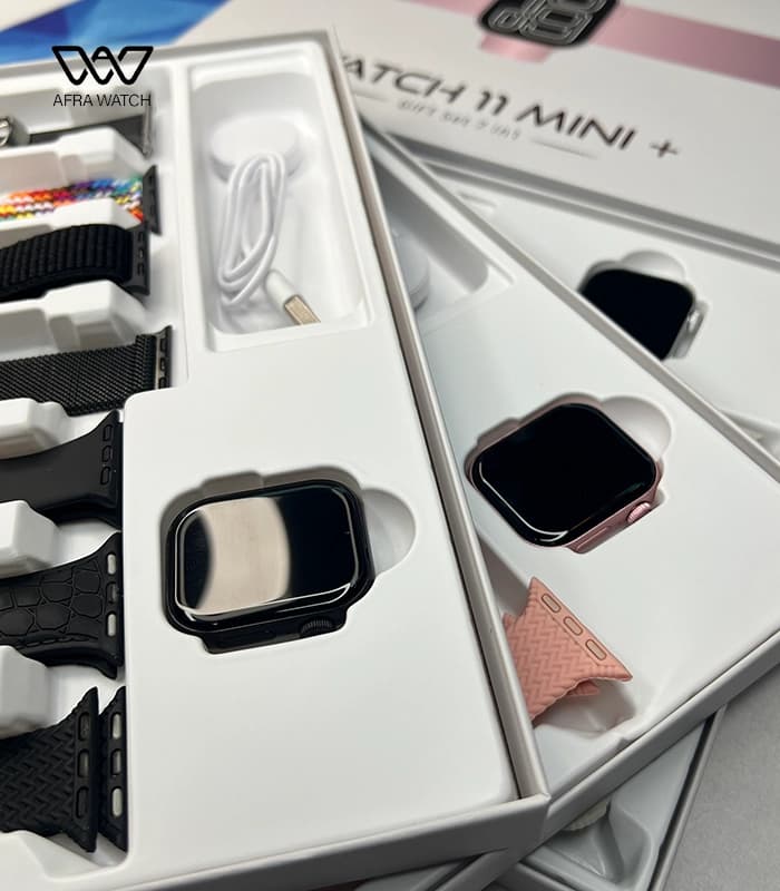ساعت هوشمند طرح اپل واچ Howear مدل Watch 11 Mini Plus چندبند — تصویر ۷