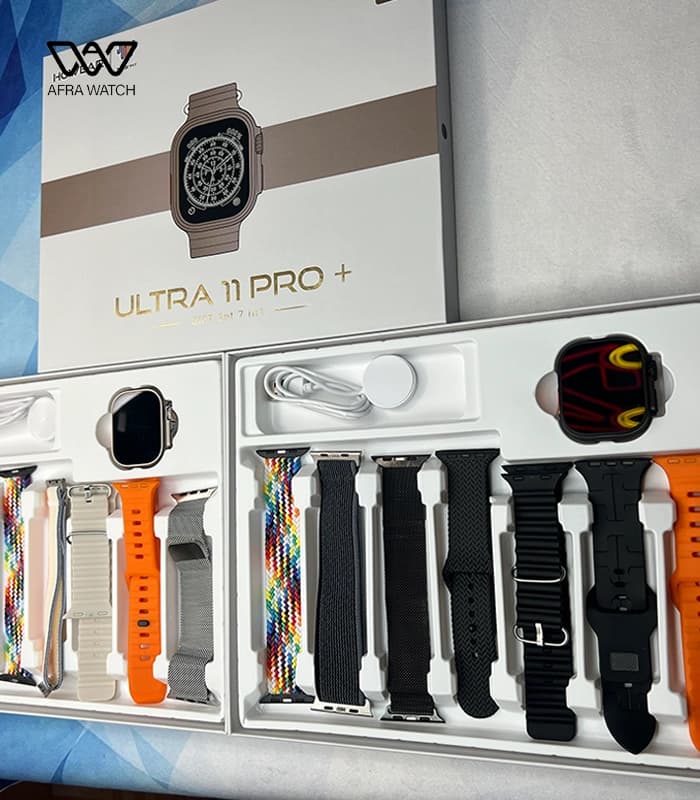 ساعت هوشمند اولترا مدل ULTRA 11 Pro Plus چند بند — تصویر ۷
