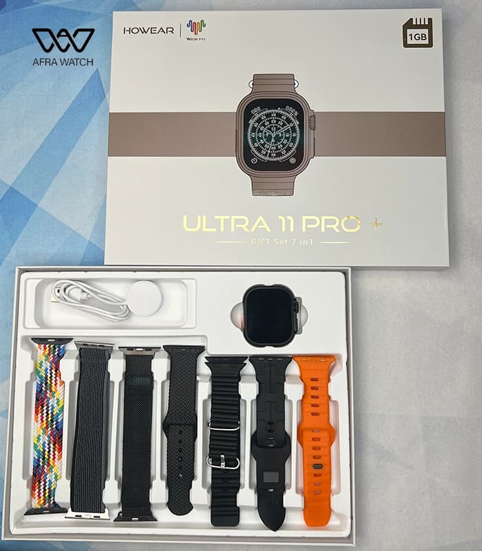 ساعت هوشمند اولترا مدل ULTRA 11 Pro Plus چند بند — تصویر ۲