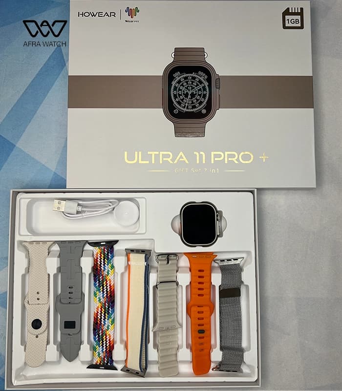 ساعت هوشمند اولترا مدل ULTRA 11 Pro Plus چند بند — تصویر ۶