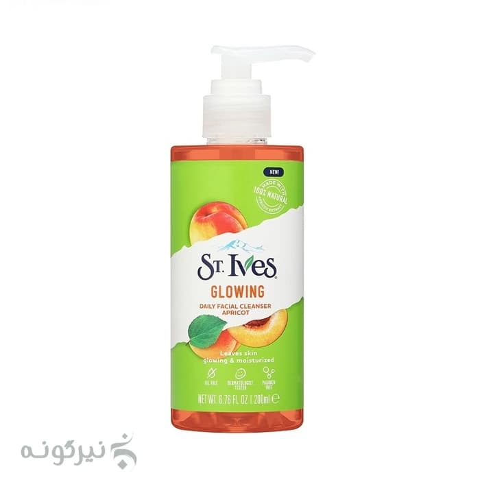 ژل شستشو صورت سنت ایوز مدل زرد آلو