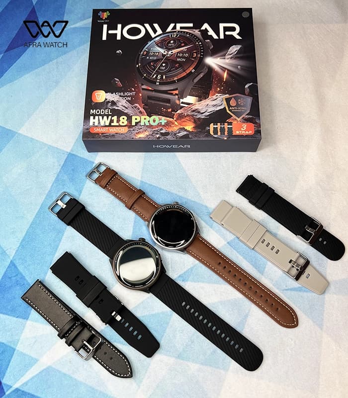 ساعت هوشمند مردانه صفحه گرد مدل HW18 PRO PLUS — تصویر ۶