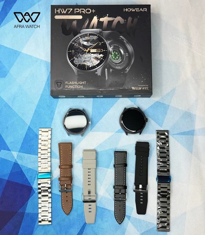 ساعت هوشمند مردانه صفحه گرد مدل HW7 Pro Plus — تصویر ۷