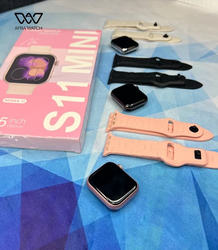 ساعت هوشمند سری 11 مدل S11 Mini چند بند دخترانه — تصویر ۴