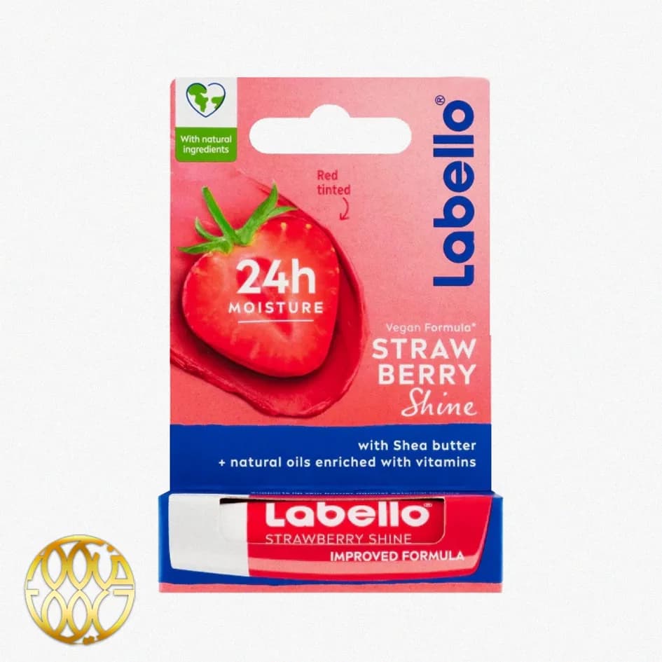 بالم لب لابلو توت فرنگی (Strawberry Shine) – آبرسانی ۲۴ ساعته و رنگ طبیعی