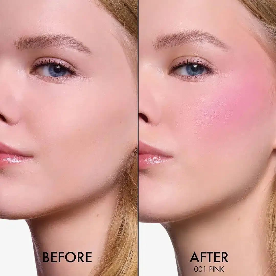 رژگونه دیور مدل بک استیج رنگ Pink 001 — تصویر ۴