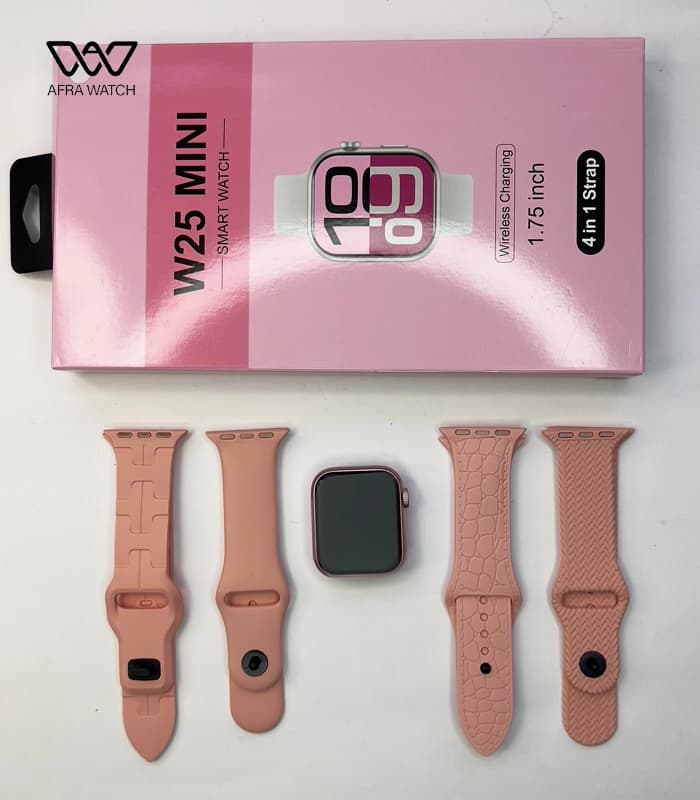 ساعت هوشمند W25 Mini چند بند دخترانه — تصویر ۲